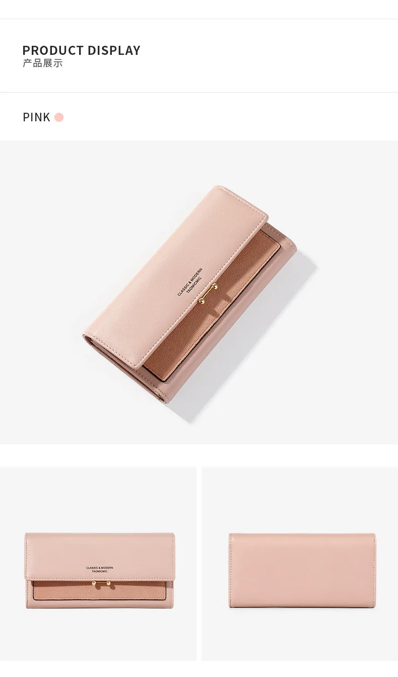 High Quality Rfid Long Zipper Wallet Women‘s Luxury PU Leather Card Wallets for Women 2019 Fashion Brand Female Money Purse Bags (27)