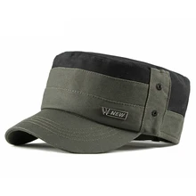 SQTEIO Весна модные простые шляпы два цвета сращивания армейская кепка мужская тарелка Кепка Newsboy шляпа лето