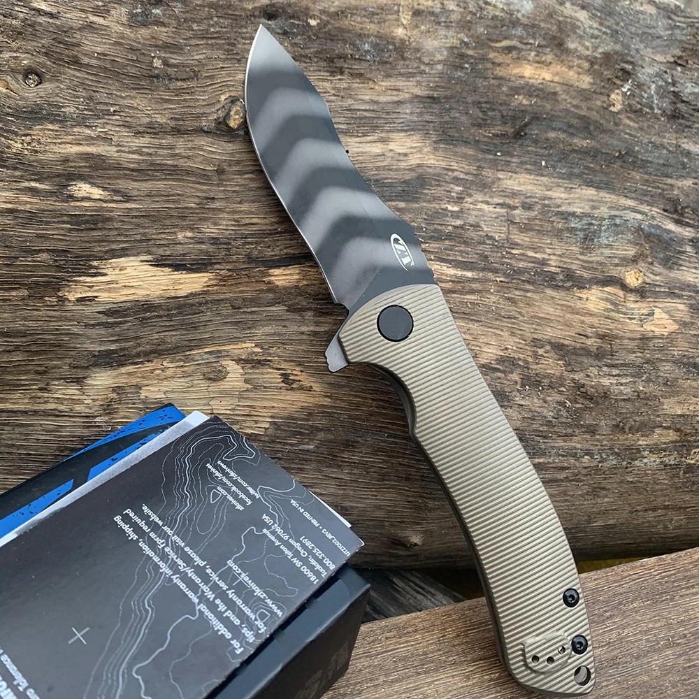 Тактические складные ножи ZT 0920 лезвие Tiger рукоятка из титанового сплава