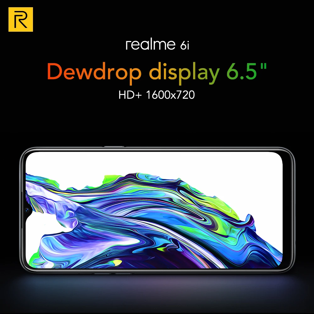 realme 6i 4GB RAM 128GB ROM Mobile Phone Helio G80 Octa Core Global Version 5000mAh Battery 48MP AI Quad Camera 6.5'' Display