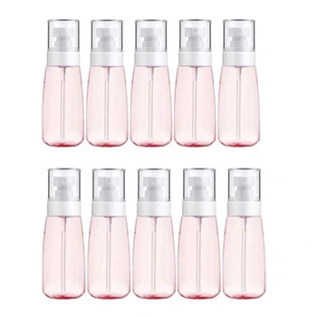 

10 Pcs Portable Refillable Plastic Fine Mist Perfume Spray Bottle Transparent Empty Spray Sprayer Bottle, 100Ml