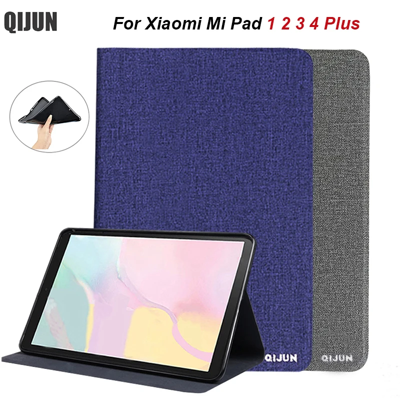 Чехол для Xiaomi Mi Pad 4 MiPad 8 0 умный чехол с подставкой из искусственной кожи Plus 10 1 2 3 7 9