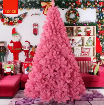 

Pink Artificial Christmas Xmas Tree Winter Holiday Seasonal 2 3 4 5 6 7 8 9 ft Chrismas Home Party Decor Supplies Hotel Shop