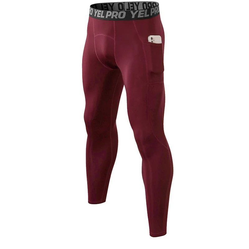Sports Leggings Compression Pants Warm Pants Men's Velvet Fitness Pants Thermal Leggings Training Pants Tight Stretch Running Pants Autumn Winter