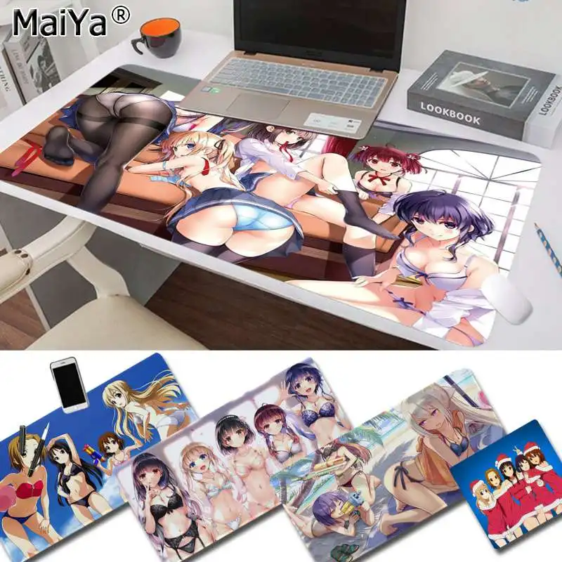 Maiya New K-On! Прочный резиновый коврик для мыши Sexy girl из японского аниме компьютерной