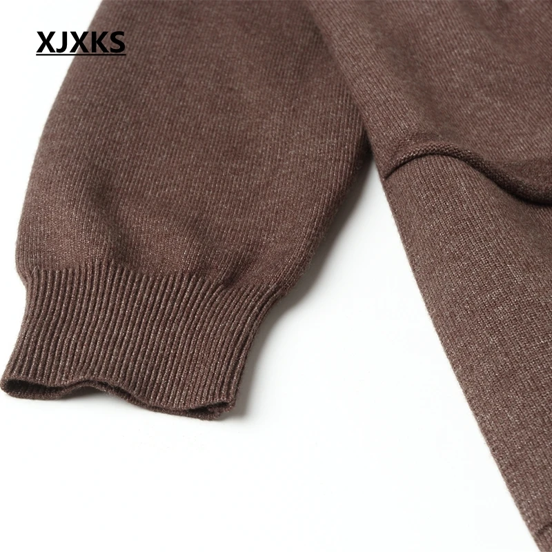 XJXKS Women Long Plus Size Sweater Autumn High Quality Knitted Cardigan Comfortable Elegant Warm Women Fall Clothing