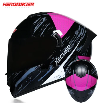 

LVS New Double Lens Helmet Motorcycle Casco Moto Motocross Riding Racing Helmet Off Road Capacete Moto Full Face DOT Approved