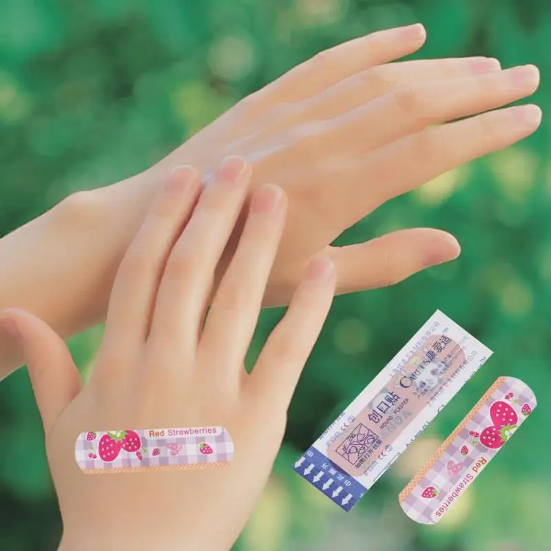 

120PCs Band Aid Waterproof Breathable Cartoon Band Aid Hemostasis Adhesive Bandages First Aid Emergency Kit For Kids Childre