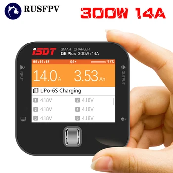 

ISDT Q6 PRO 300W 14A MINI Pocket Battery Balance Charger for RC FPV Racing Drone Quadcopter Black
