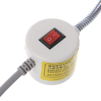 

12 LED 110-250V Magnetic Base Sewing Machine Gooseneck Working EU/US Plug AXYC