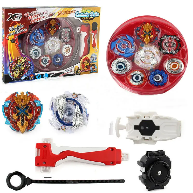 beyblade set with string launcher
