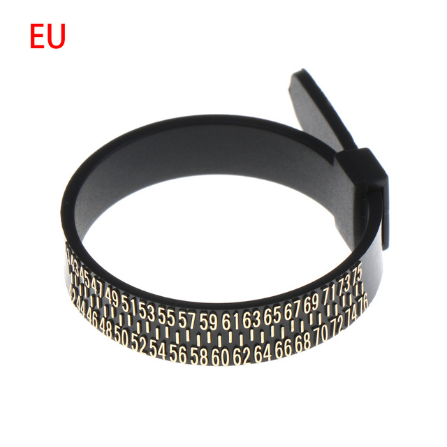 White/Black Sizes A-Z Ring Sizer Measure Finger Gauge UK/US/EU/JP Men And Womens Wedding Ring Band Genuine Tester Accessorie