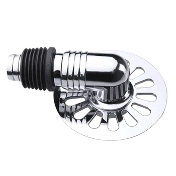 

2pcs / set Stainless Steel Washing Machine Pipe Connector Floor Drain Thickened Quick-drain Bathroom Drainer