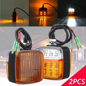 

1pc/2pc 12-24V 13W Double-sided Turn Signal + DRL Daytime Running Light Indicator Stop Tail Lights For Trucks Trailers Boats