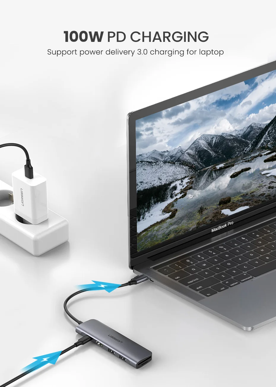 multi usb 3.0 hub adaptador hdmi doca