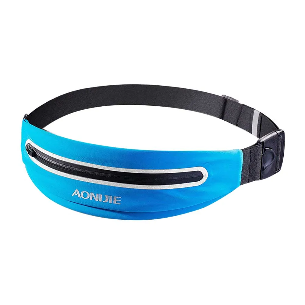 Running Mobile Phone Waterproof Multifunctional Adjustable Sport Waist Bag Outdoor Practical Reflective Design Hiking Elastic