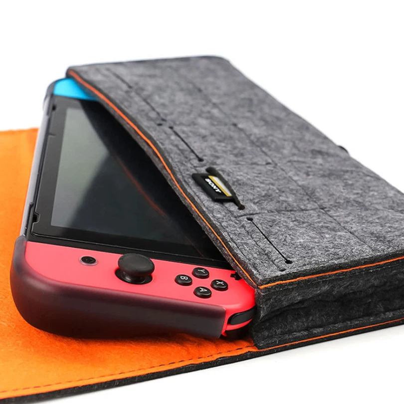 Nintend Switch Carry Case Suede Portable Pouch Bag Accessoris Storage Case for Nintendos Switch Console Storage 5 Game Cards