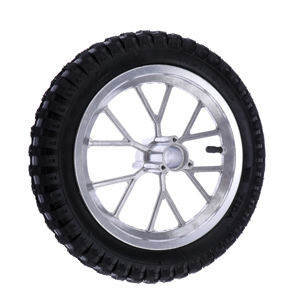 Front Tire Assembly Replacement 12.5 - 2.75 Rear - Mini Bike Scooter Motorcycle Wheel Rim Hub With Tire