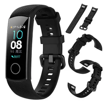 

Waterproof Smart Sport Bracelet For Huawei Honor Band 4 Smart Watch Silicone Replacement Watch Strap Soft Bands Watch Wristband