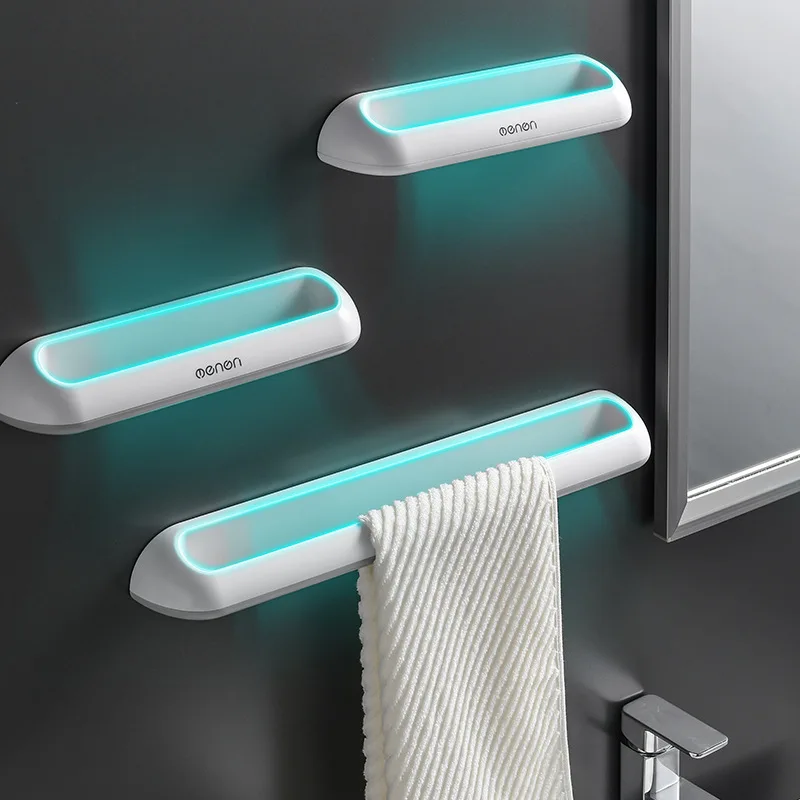 

Towel Rack Hole-Free Bathroom Suction Cup Rack Bath Towel Rack Nordic Simple Creative Single Towel Bar