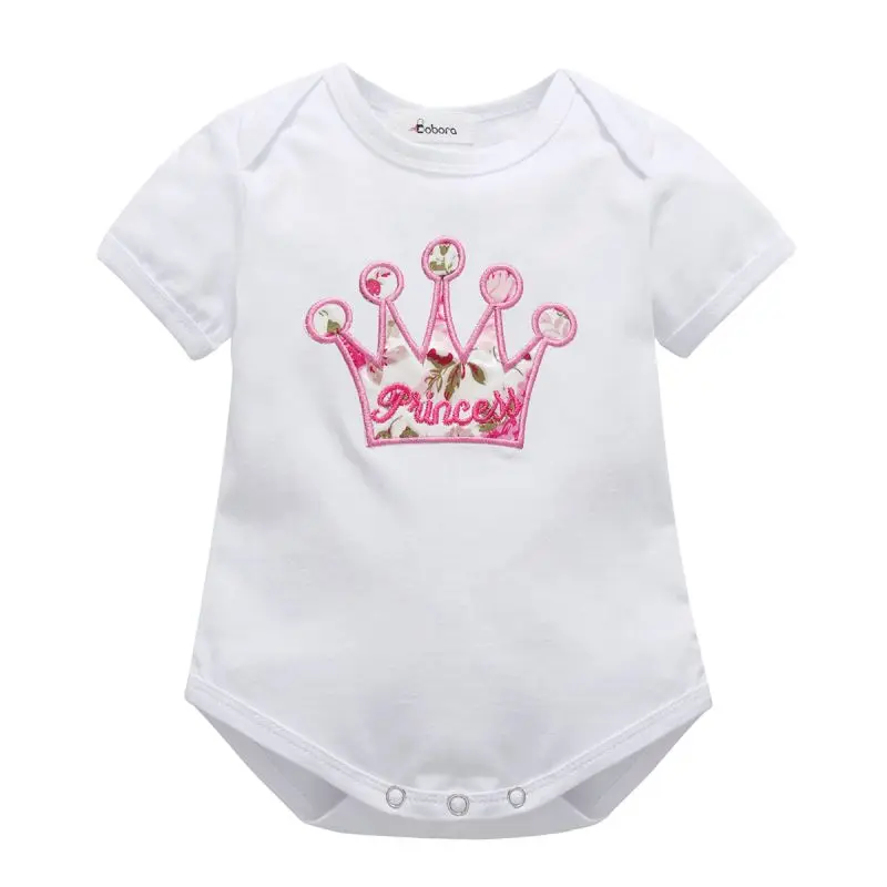 2Pcs/Lot Newborn Infant Baby Girls Clothing Sets Cotton Flower Print Romper+Shorts Baby Sets Summer Girl Clothes