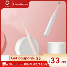 Oclean – brosse à dents électrique sonique Z1 IPX7, Version globale, étanche, Ultra sonique, charge rapide automatique, alduts
