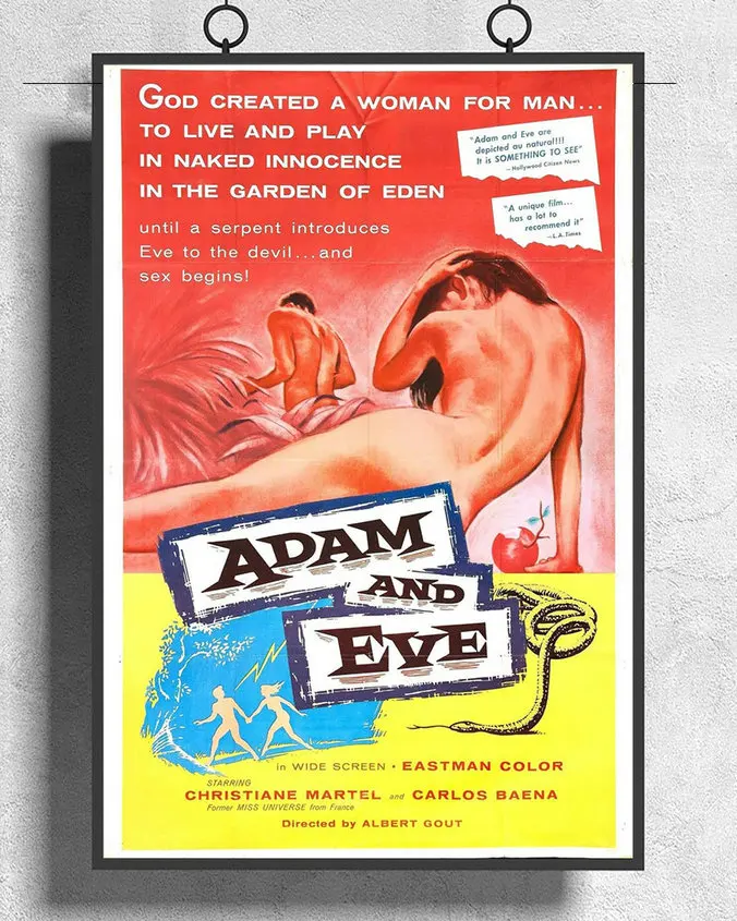 L451 ADAM AND EVE Movie Classic Sex Drama
