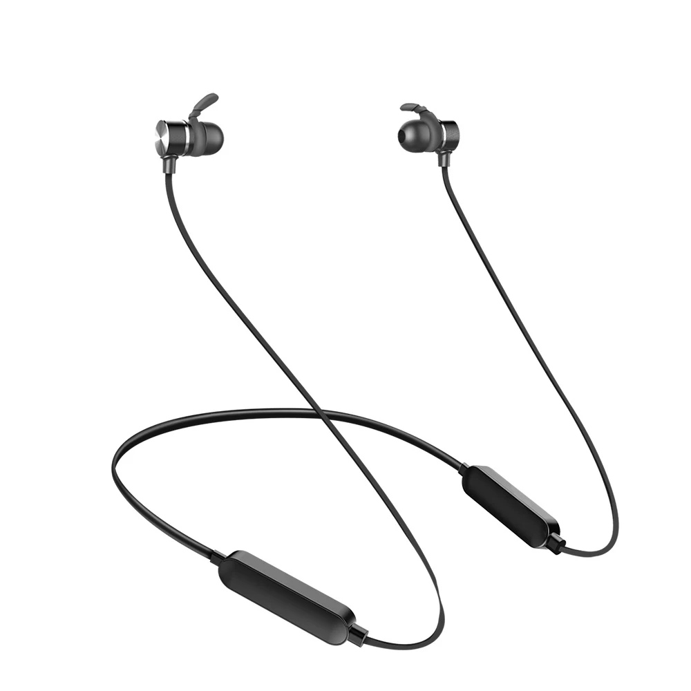 Беспроводные наушники-воротник Bluetooth магнитные наушники стерео спортивные наушники бас с микрофоном для IOS Android Xiaomi samsung