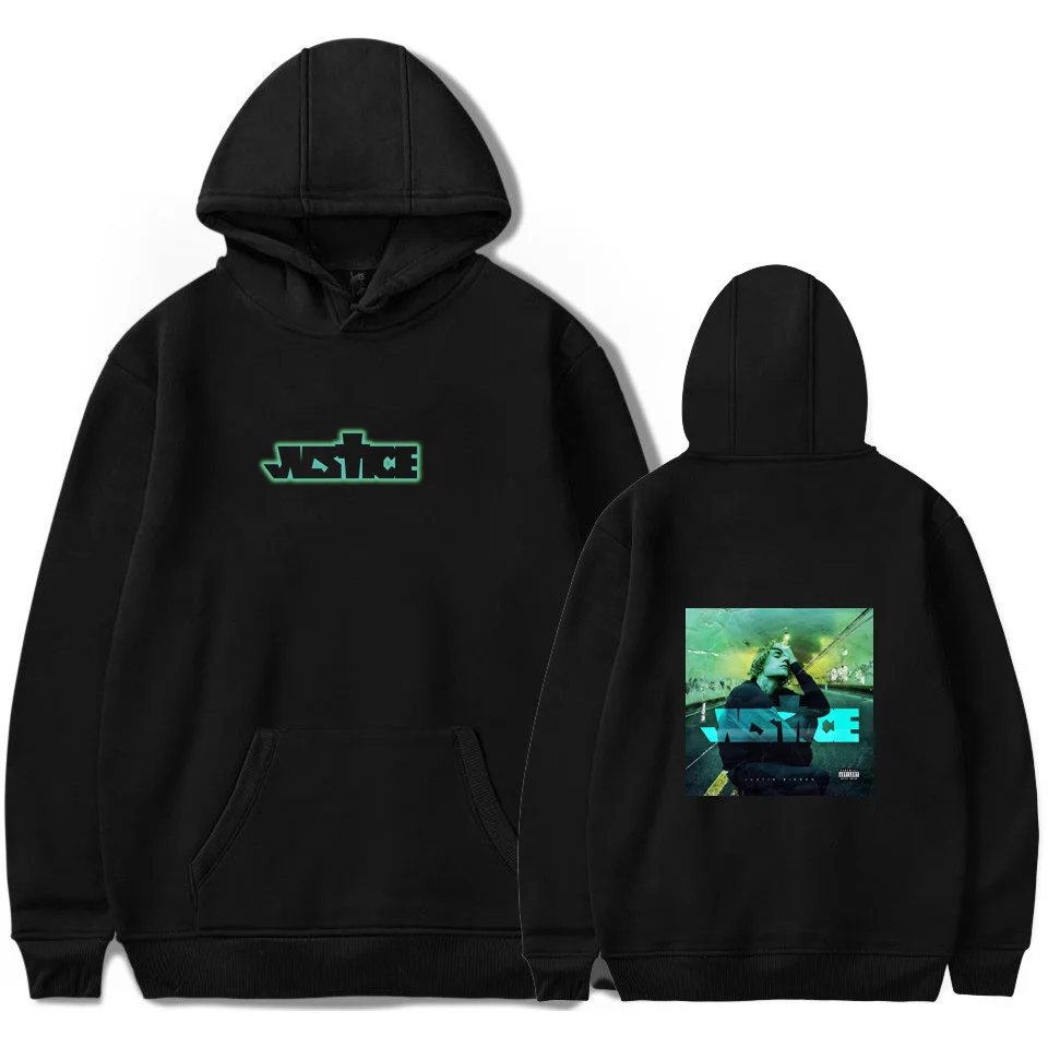 Justin Bieber sudaderas con capucha 2021 nuevo álbum Harajuku Justin sudaderas con capucha sudadera Pullover sudadera Streetwear con capucha
