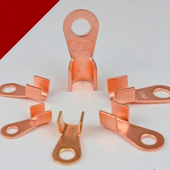 

100PCS Copper Circular Splice Terminal Wire Naked Connector Battery Cable Lug OT-3A OT-5A OT-10A OT-20A OT-30A 40A 50A 60A 80A