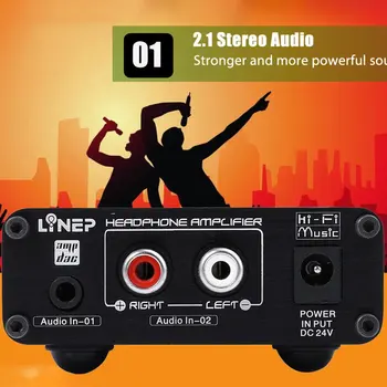 

Professional Class A High-Impedance Headphone Amplifier Supports 600 Ohm Aluminum Headphone Audio Amplifier