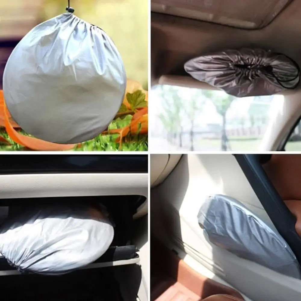 

6pcs Silver Car Sunshade Windshield Sun Blind Screen Shield Protector Windshield Windshield Visor Cover Block Sunshade UV