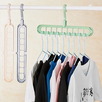

Home Storage Hangers Closet Organizer Non-slip Multi-function 1Pcs 360 ° Rotation Clothes Hanger Space Saving Hanger