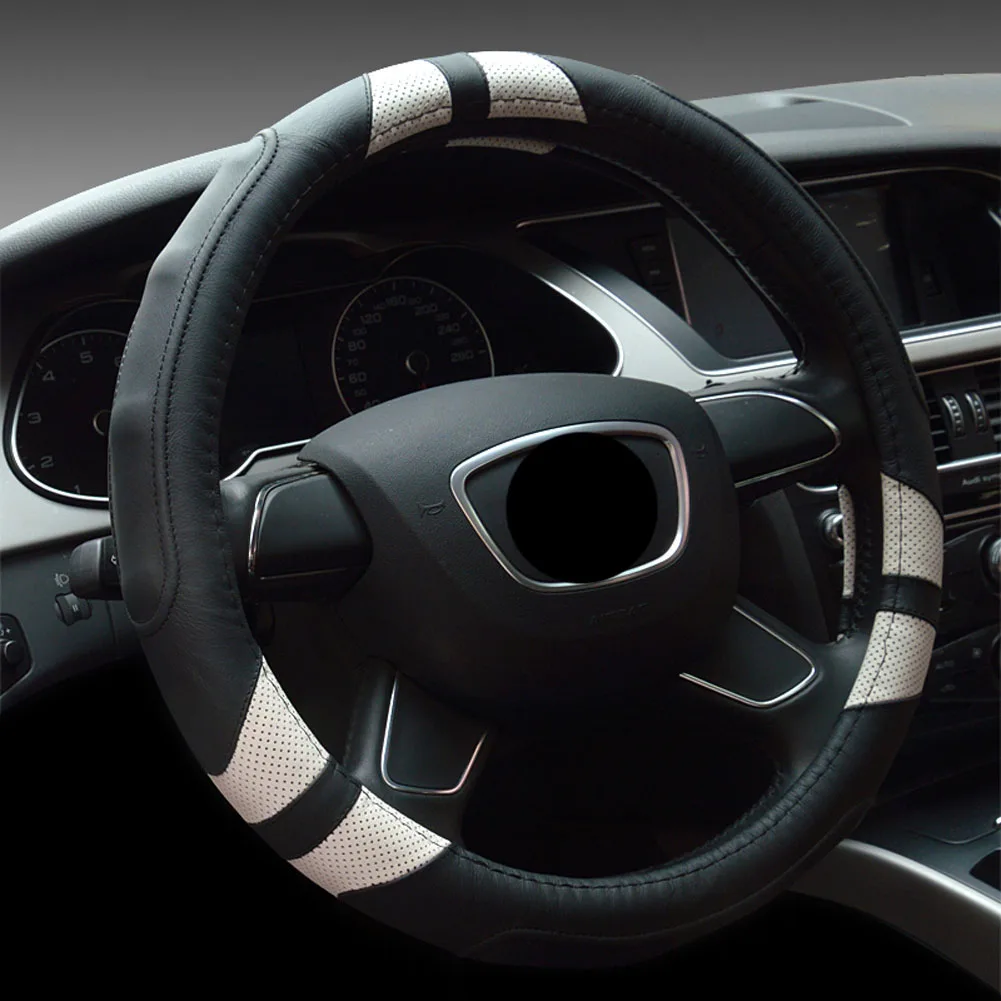 Автомобильный кожаный комплект Рулевого колеса подходит для автомобиль Ford Mondeo Аксессуары крышка рулевого колеса