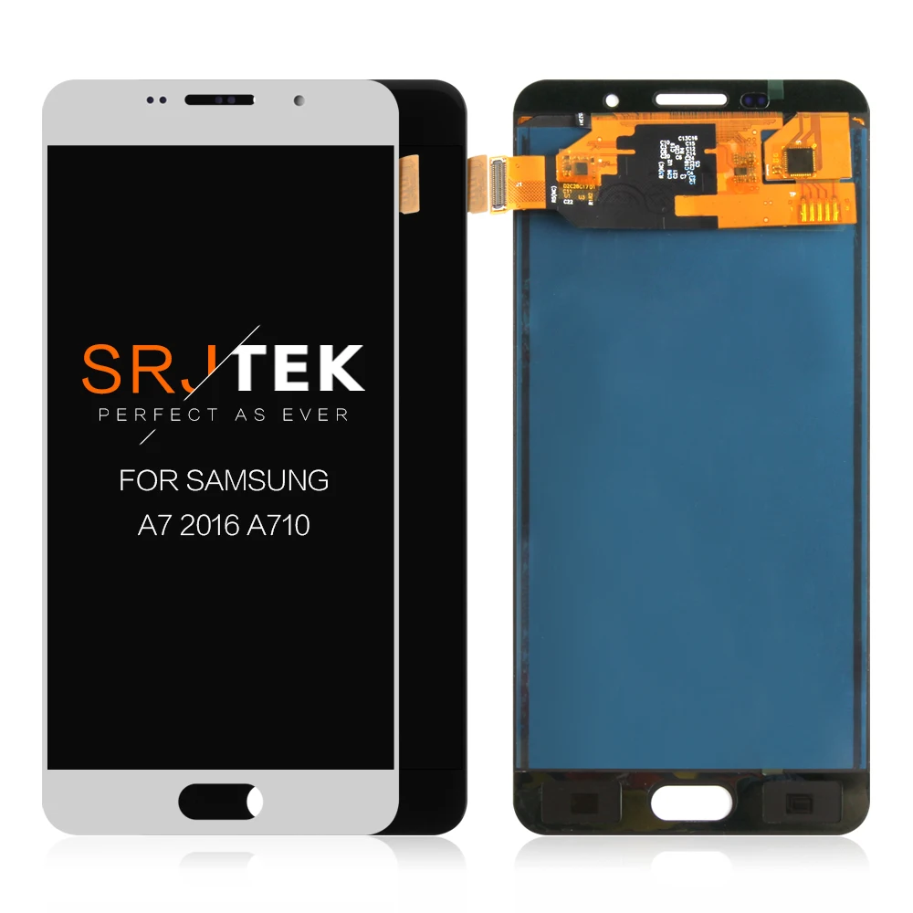 AMOLED/OLED/TFT для Samsung Galaxy A7 2016 A710 LCD A7100 A710F A710M A710FD A7100Y ЖК дисплей сенсорный экран