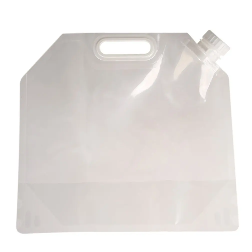 5L PE Water Bag Portable Folding Water Storage Lifting Bag For Camping Hiking Survival Hydration Storage Bladder
