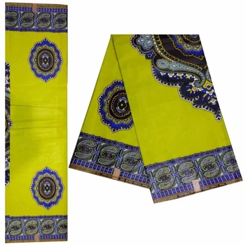 

African Fabric Ankara Java Wax Fashion Woman Dress, Veritable African Wax Print Fabric for Garment 100% cotton 6 Yards!DF-4563