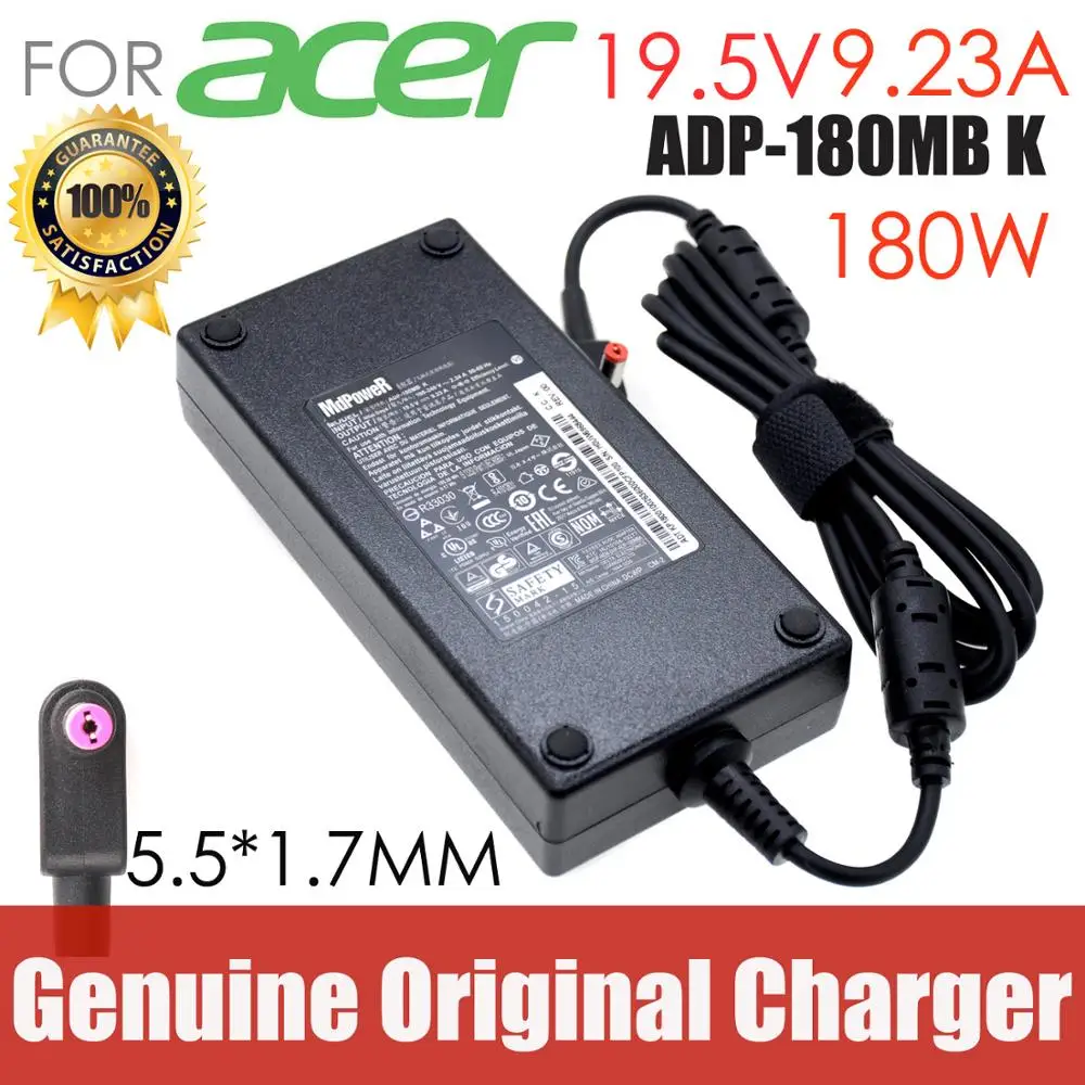 Оригинальный Для ACER 19 5 V 9.23A 180W Замена адаптера переменного тока питания для