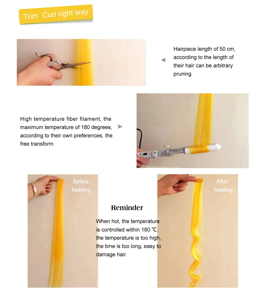 Synthetic Clip In One Pieces Raiinbow Hair Extensions Straight Synthetic Hair Pieces 18