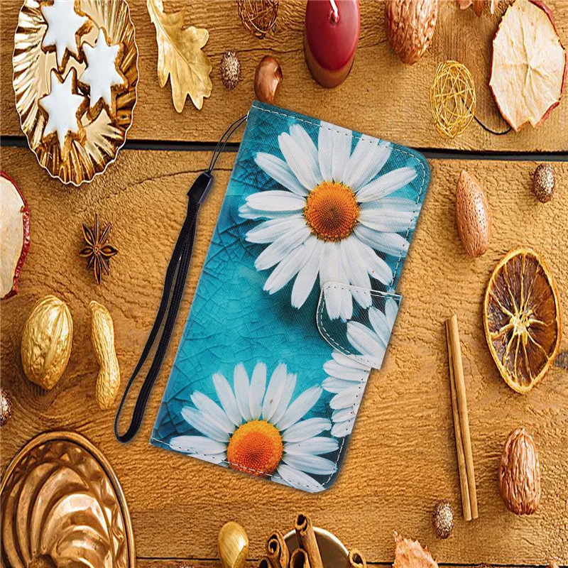 Flower Phone Case For Redmi Note 7A 8A 7 8 9 9S 9A 9C Pro Mi 10T Lite Flip Leather Wallet Card Slot Back Book Cover Fundas xiaomi leather case