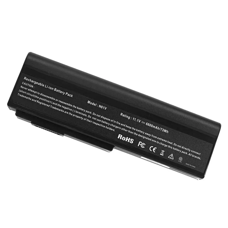 6600 мАч аккумулятор для ноутбука ASUS G51J G51JX G51V G51VX M50 M50Q M50S M50SA M50SR M50SV M50V M50VC M50VM M50VN M60 M60J