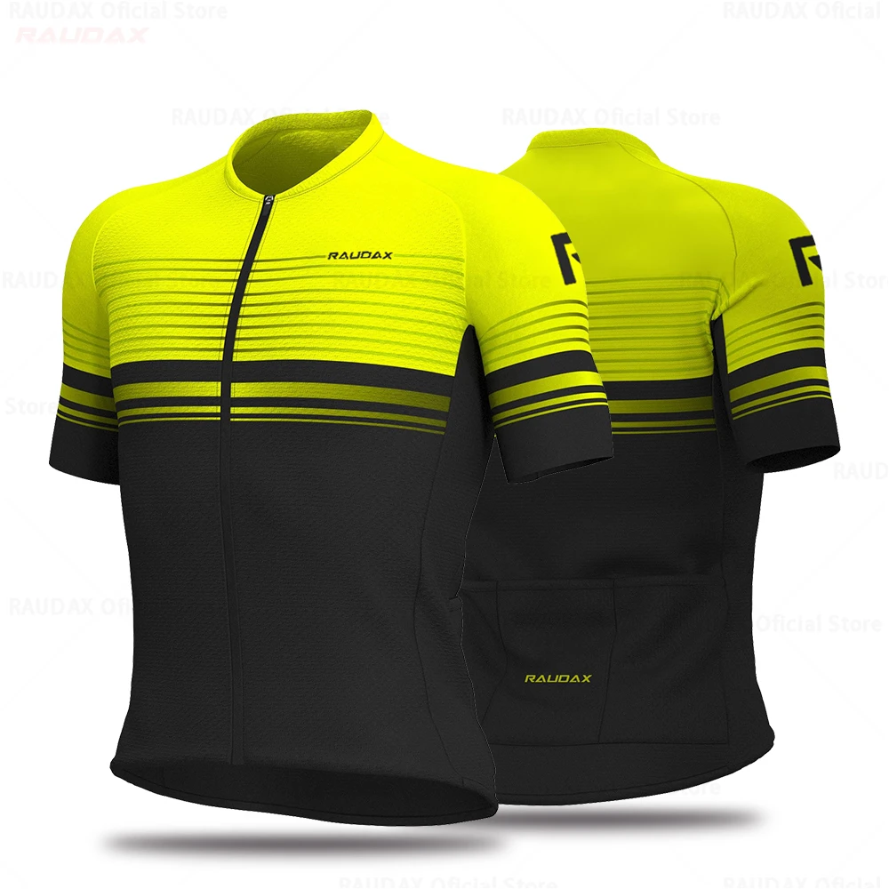 only jersey Pro Team Raudax комплект для велоспорта, костюм для велоспорта, Mtb, дышащая одежда для горного велосипеда, топы, спортивная одежда, комплект одежды для велоспорта - Цвет: only jersey