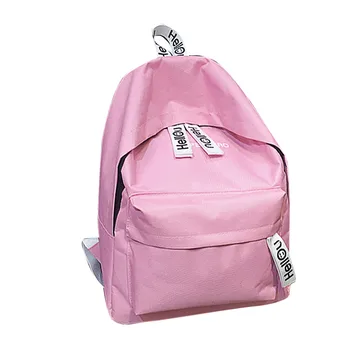 

Women Nylon Backpack Couple Schoolbag Travel Hiking Bag Casual Zipper Backpack Collection Luminous Bag Mochila Feminina Backpack