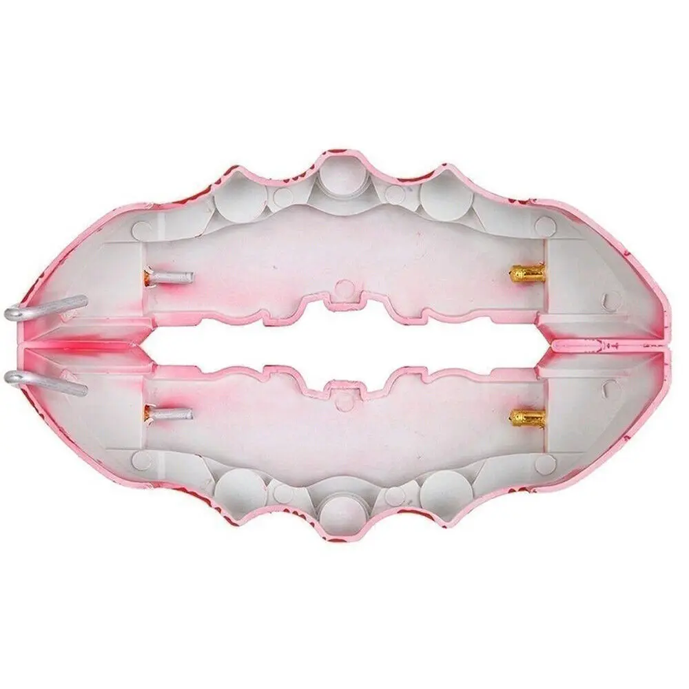 Car Truck Disc Brake Caliper Covers 1 pair 3D Auto Front Rear Disc Brake Caliper Cover Decoration Universal Kit Red Cover