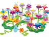 109 pcs/set DIY Educational Flower Arrangement Toys Creative Colorful Interconnecting Blocks Building Garden Game for Girls ► Photo 3/6