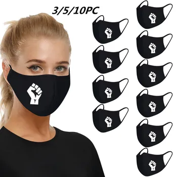 

3/5/10Mouth Masks for Anti Face Mask Washable Earloop Mask Breathable Mask Cloth Mouth Caps Washable Mouth Mask Reusable Face M