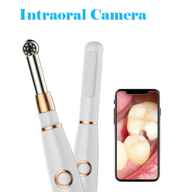 

WIFI Intraoral Camera 720P HD WIFI Dental Intraoral Camera Waterproof Endoscope Teeth Mirror LED Light Monitoring Inspection