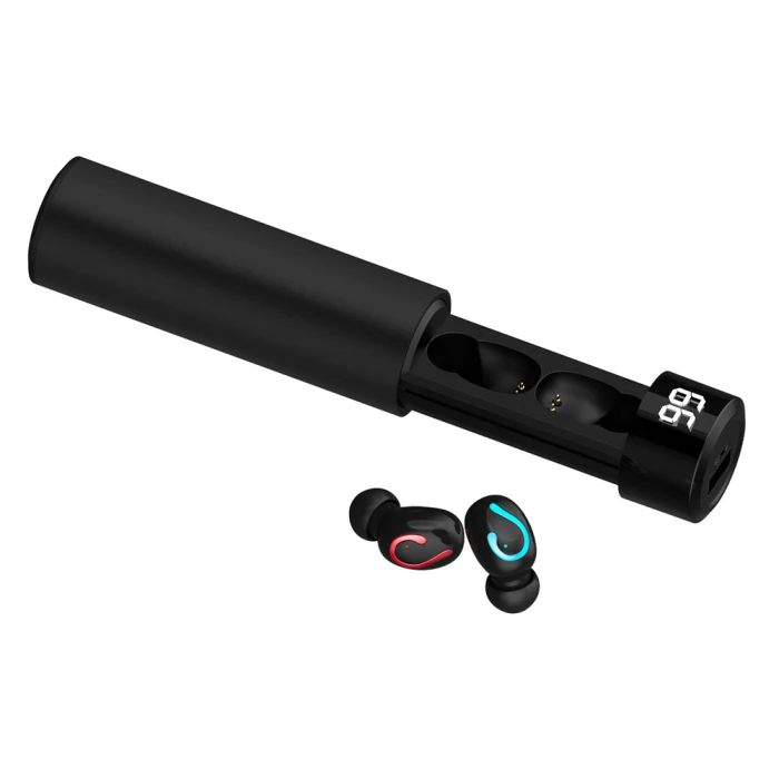 Горячая мини Bluetooth наушники беспроводные голосовые звонки, музыка стерео наушники с power Bank