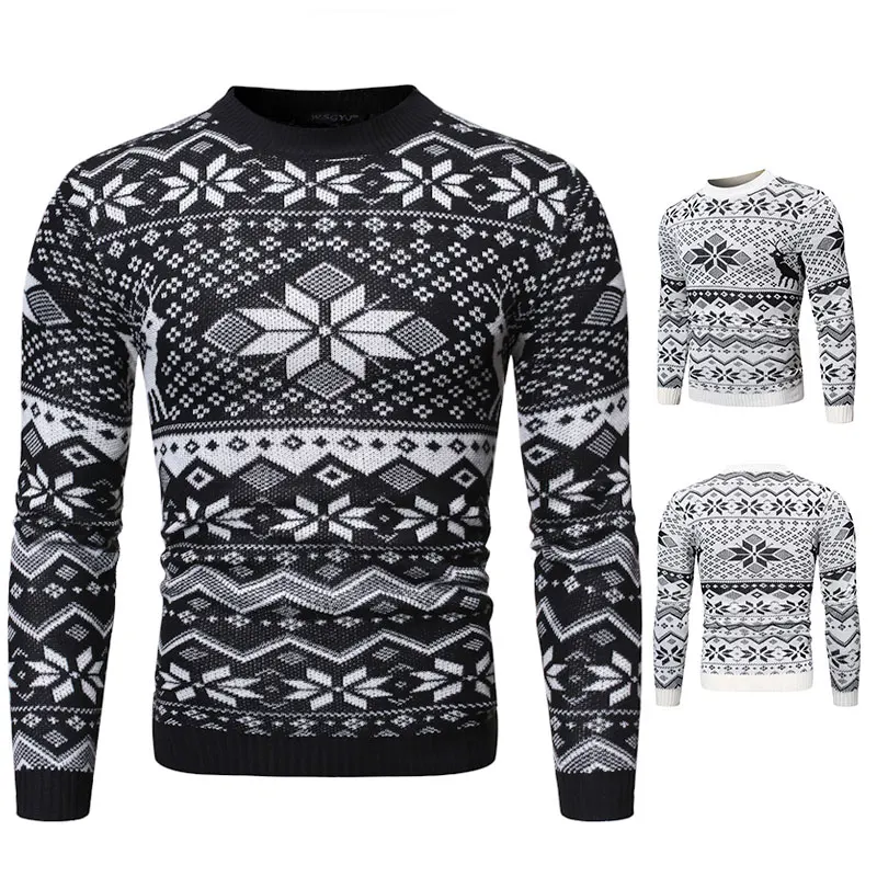 Новинка, мужской модный свитер, повседневная одежда, уличная одежда, Social Slim Fit, вязанные пуловеры, мужской свитер для молодых людей, качественные свитера, топы