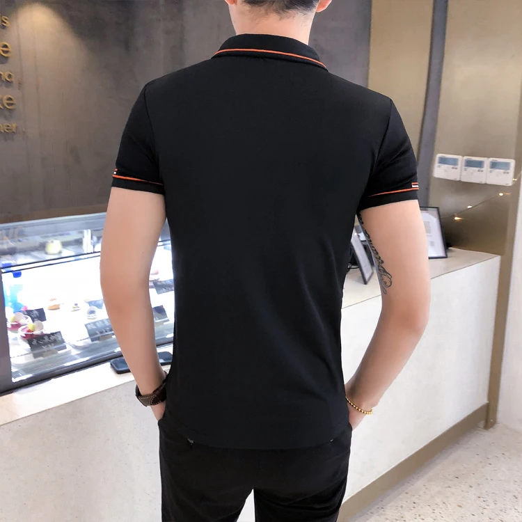Clothing Mannen Polo Man Hit Color Polo 
